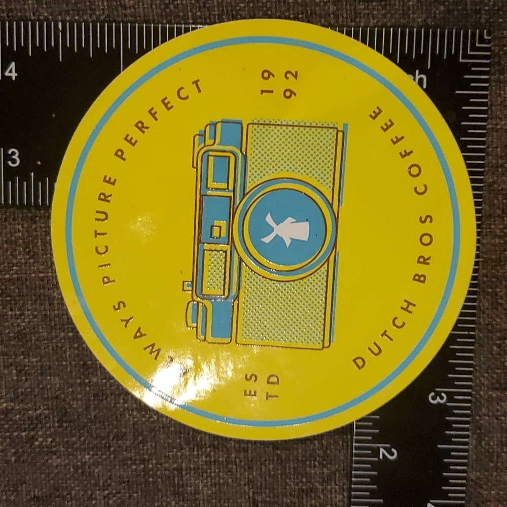 Picture Perfect Dutch Bros sticker stickers